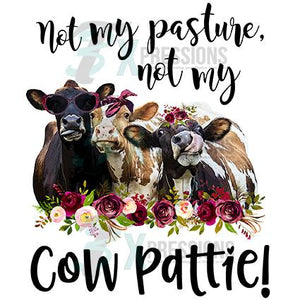 Not My Pasture, No my Cow pattie
