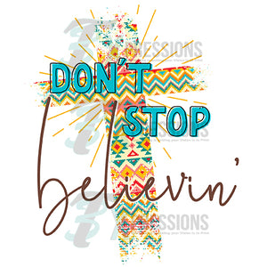Don't Stop Believin Cross