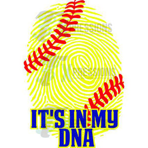 Softball It's In My DNA - 3T Xpressions