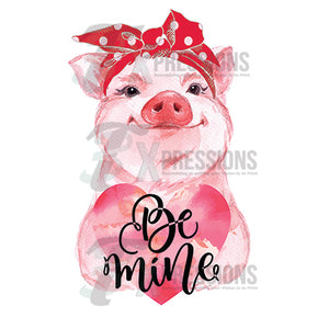 Personalized Piggie Be Mine - 3T Xpressions