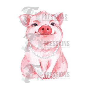 Personalized Pig And pearls - 3T Xpressions
