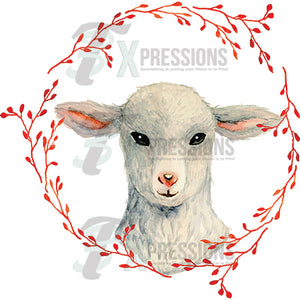 Lamb In Wreath - 3T Xpressions