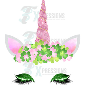 Clover Pink Horn Unicorn - 3T Xpressions