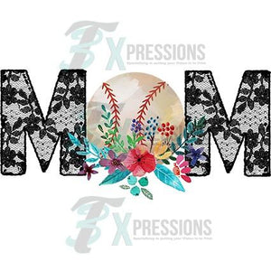HTV Baseball Mom Lace - 3T Xpressions