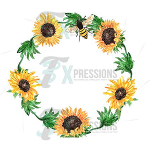 Sunflower Floral Wreath - 3T Xpressions