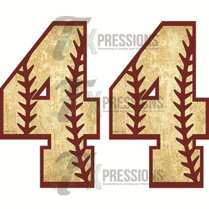 Personalized Baseball Numbers - 3T Xpressions