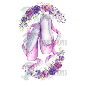 Ballet Slippers Floral - 3T Xpressions