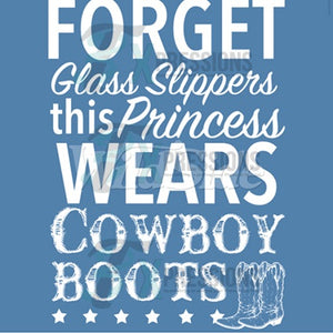 Screen Printed Forget Glass Slippers - 3T Xpressions
