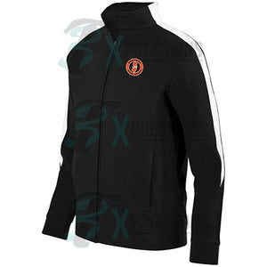 PERSONALIZED AUGUSTA SPORTSWEAR Heavyweight 100% polyester matte brushed tricot FULL ZIP JACKET EMBROIDERED